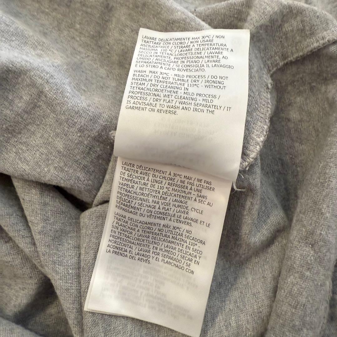 【美品】　国内正規品　MONCLER モンクレール　長袖　グレー　ロングTシャツ