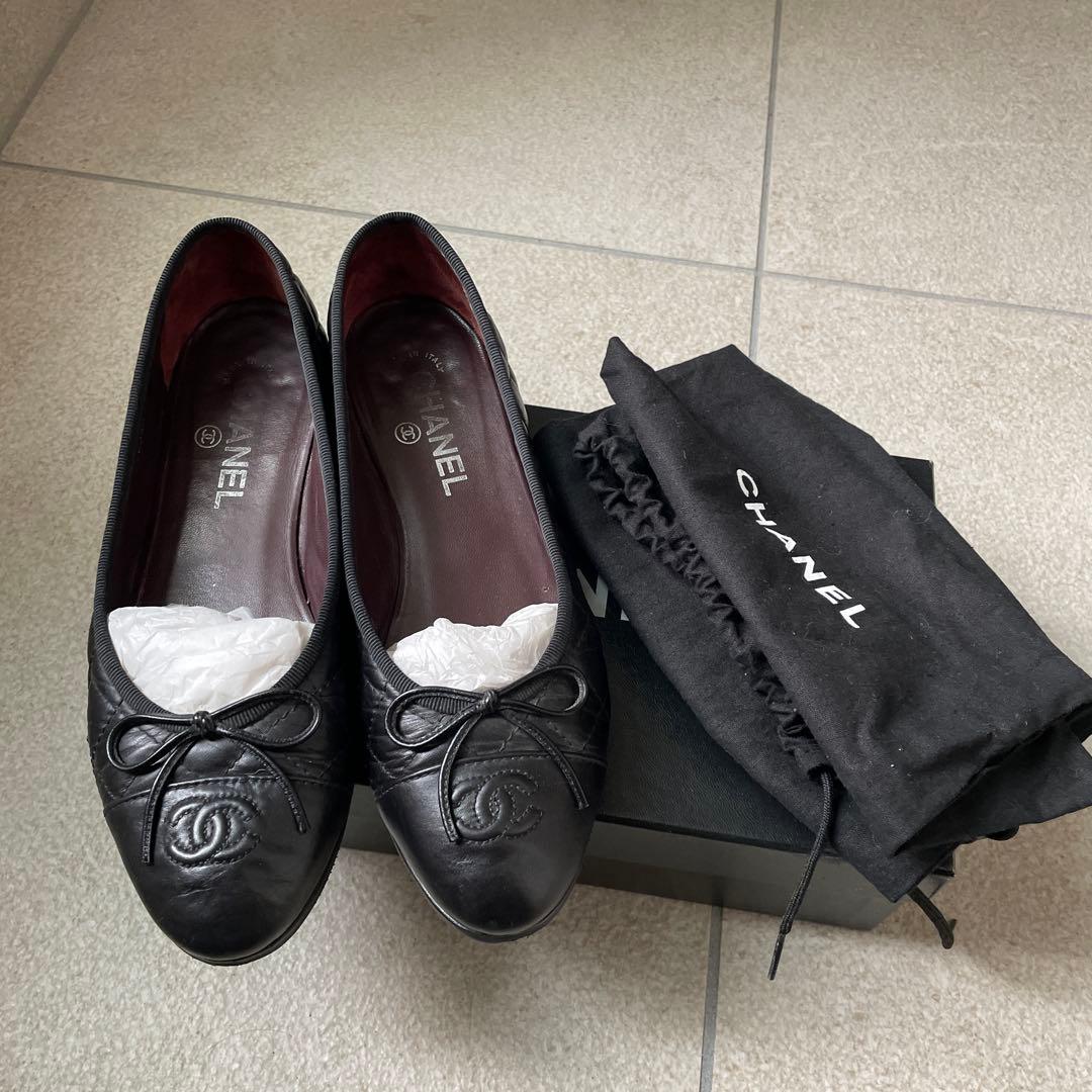 専用　CHANEL マトラッセ　バレエシューズ　23.5cm バレリーナ
