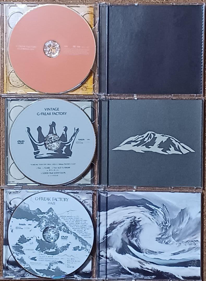 G-FREAK FACTORY 初回限定盤 DVD 帯付4タイトルセット