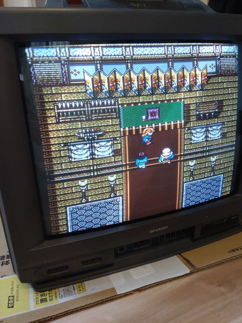 SHARPスーパーファミコン内蔵テレビ 21G-SF1【ジャンク品】