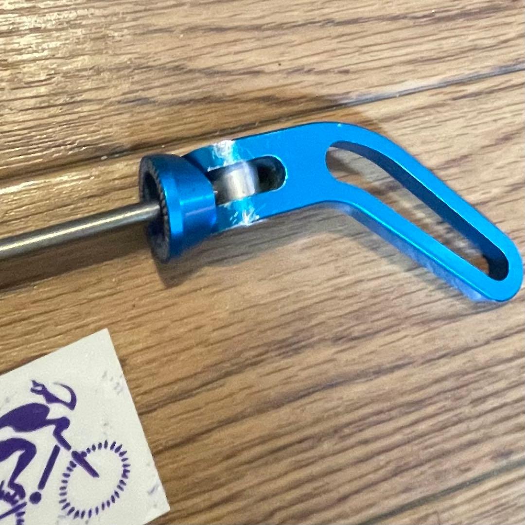 CRITICAL racing チタン クイックリリースレバー F/Rセット