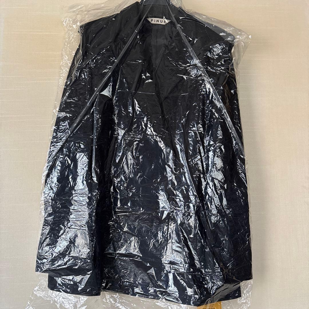 ピヌエ ショルダーステッチテーラードジャケット BLACK