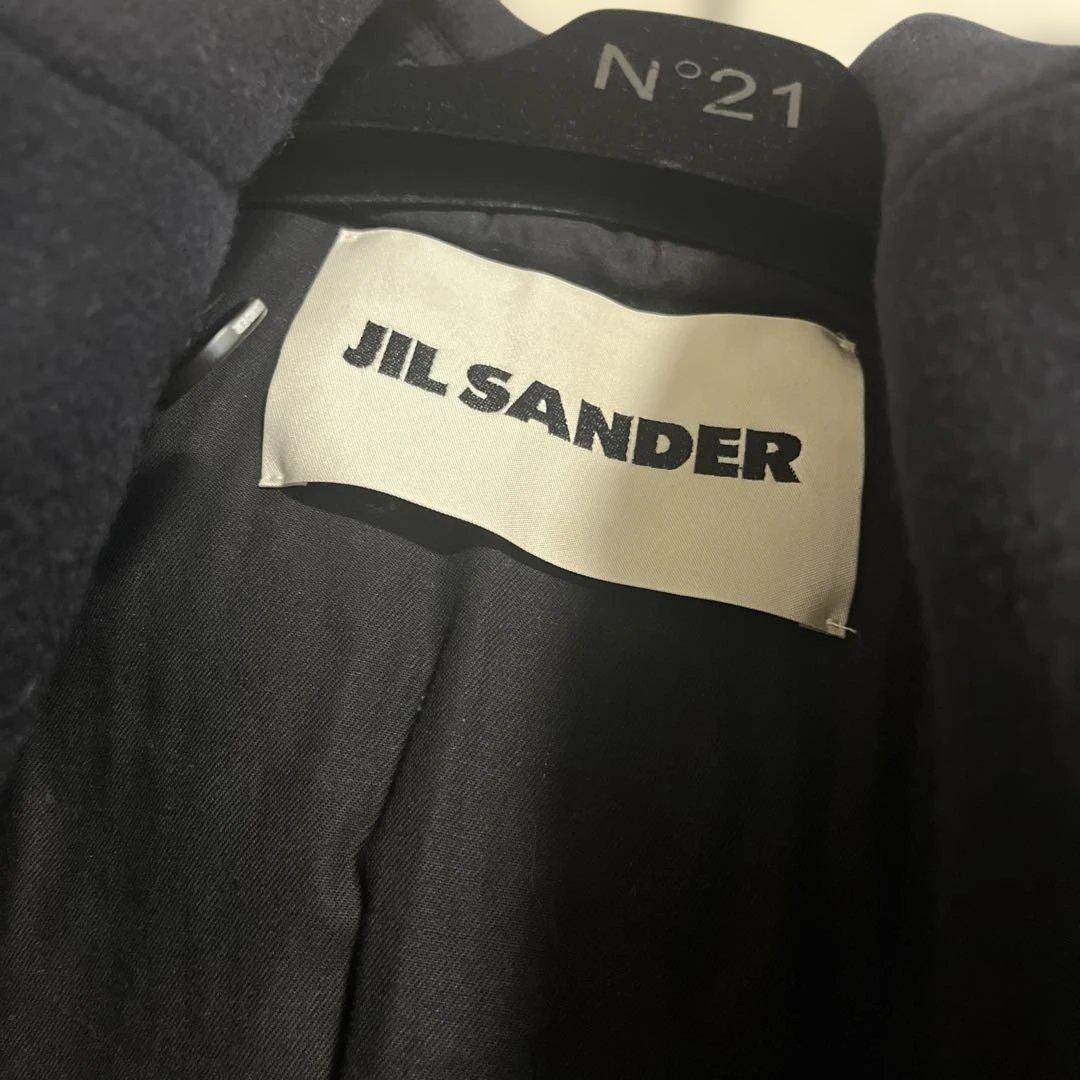 JIL SANDER ウールネイビーコート