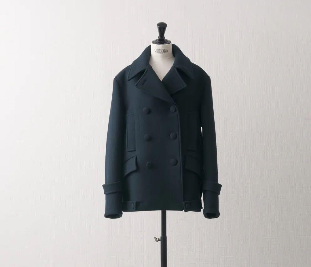 JIL SANDER ウールネイビーコート