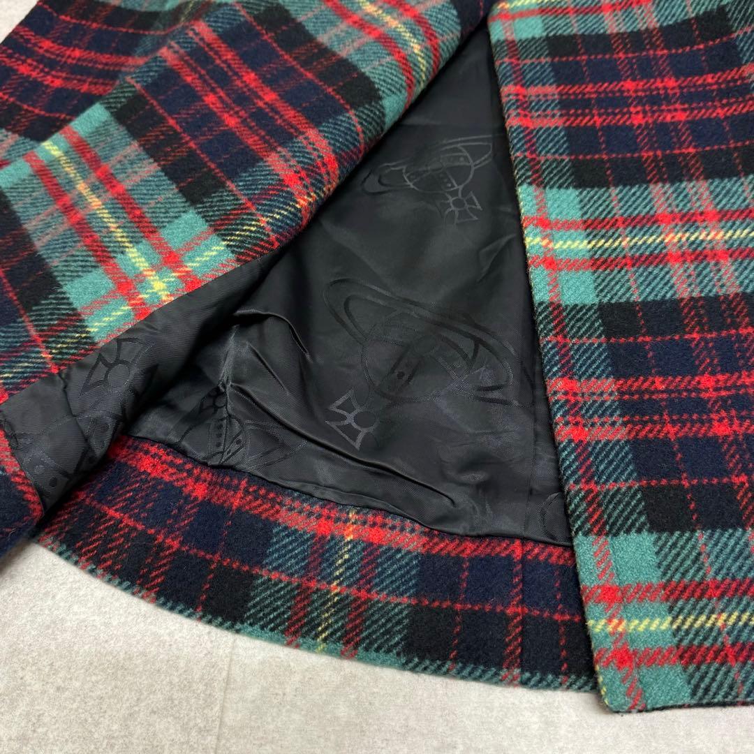 【2023年モデル】ヴィヴィアンウエストウッド タータンチェック ロングコート