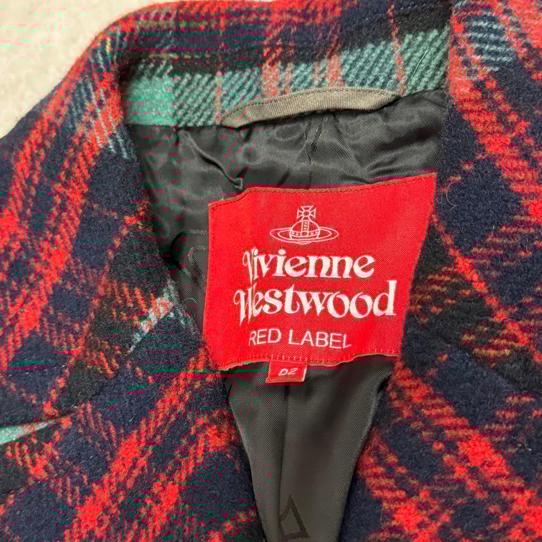 【2023年モデル】ヴィヴィアンウエストウッド タータンチェック ロングコート