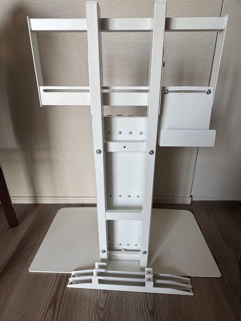 ナチュラル無垢材×スチールテレビスタンド　手渡し可能