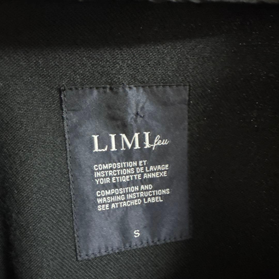 LIMI feu ブラック ダブルブレスト ジャケット S
