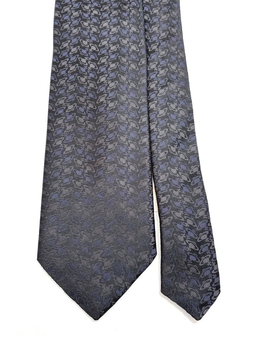 ヴィヴィアンウエストウッド ネクタイ シルク オーブ ロゴ ブラック 新品