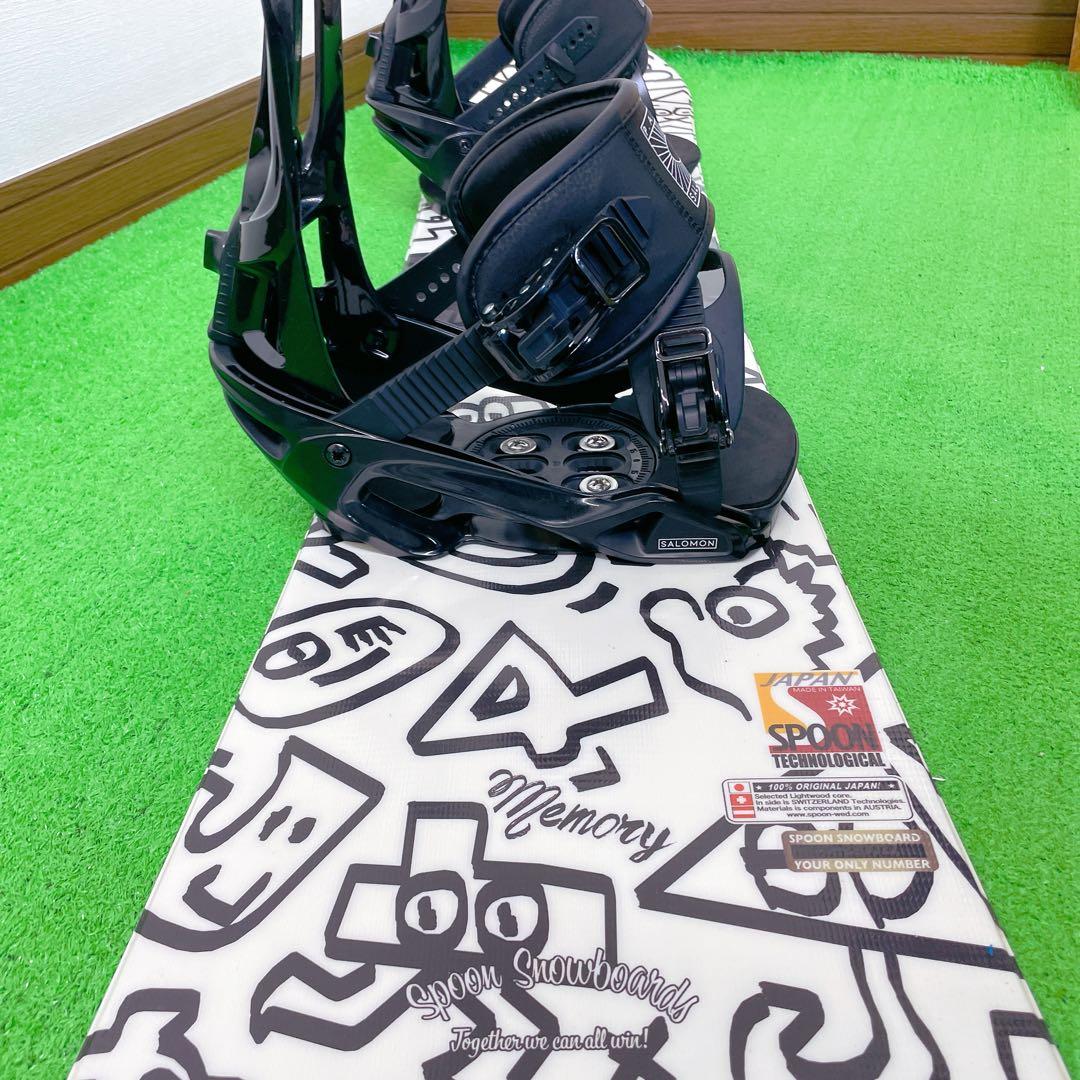 高年式　美品　SPOON サロモン　ユニセックス　スノーボードセット　146