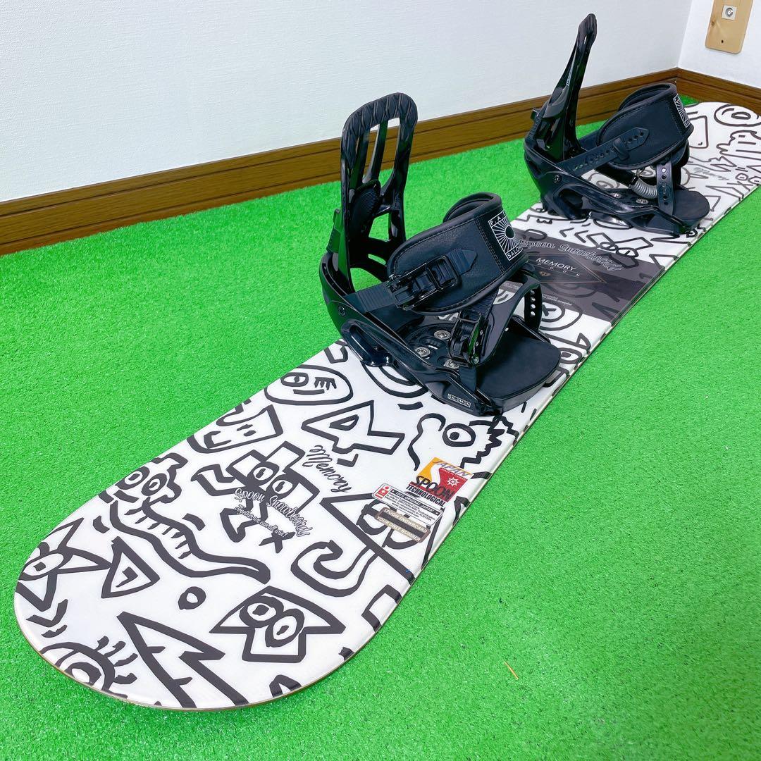 高年式　美品　SPOON サロモン　ユニセックス　スノーボードセット　146