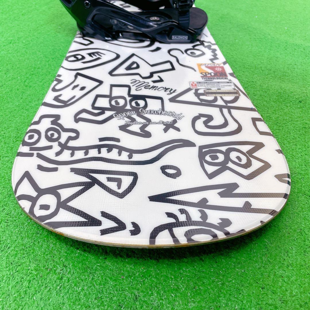 高年式　美品　SPOON サロモン　ユニセックス　スノーボードセット　146