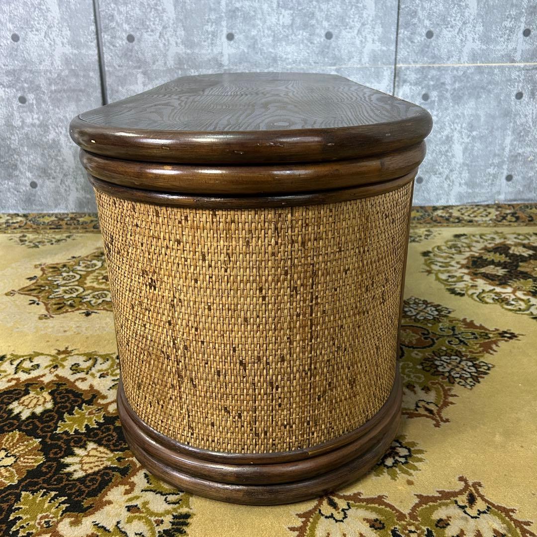 さや꧁昭和レトロ家具꧂ラタンローチェスト 籐 収納 たんす タンス