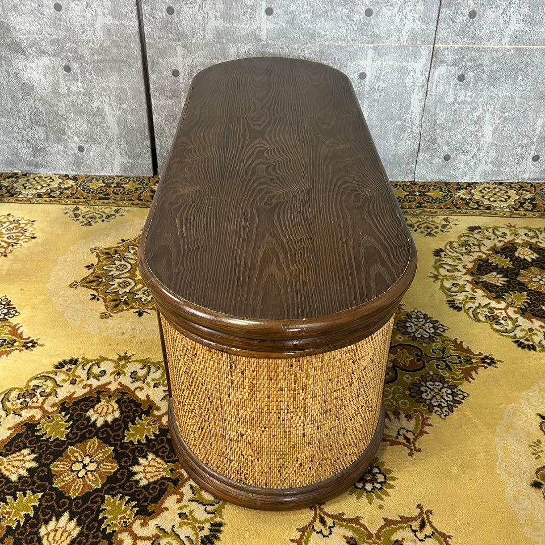 さや꧁昭和レトロ家具꧂ラタンローチェスト 籐 収納 たんす タンス