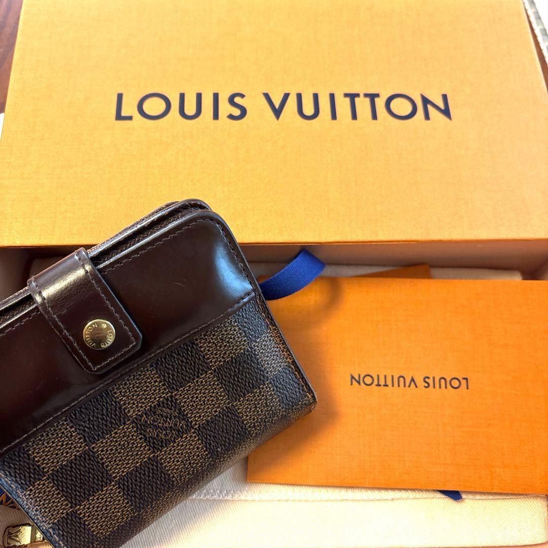 【商品処分前の最終値引げ】LOUIS VUITTON ダミエ 二つ折り財布