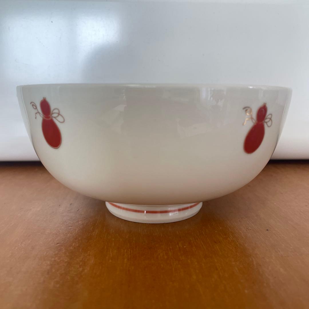 【美品】深川製磁　丼 どんぶり　3個セット　赤絵　金彩　オールド深川