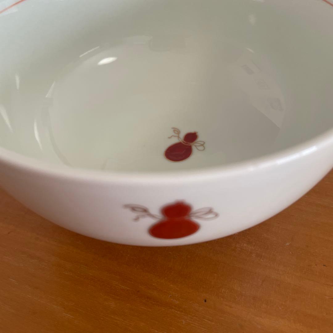 【美品】深川製磁　丼 どんぶり　3個セット　赤絵　金彩　オールド深川