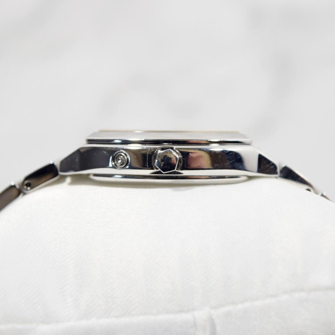 [美品 箱付] SEIKO セイコー ルキア レディース 電波ソーラー 黒/銀