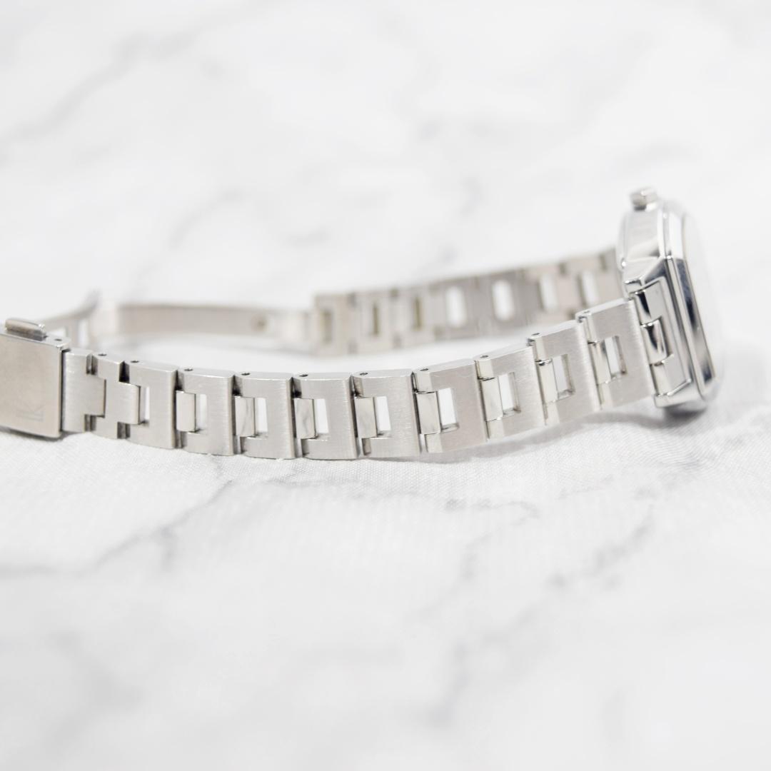 [美品 箱付] SEIKO セイコー ルキア レディース 電波ソーラー 黒/銀