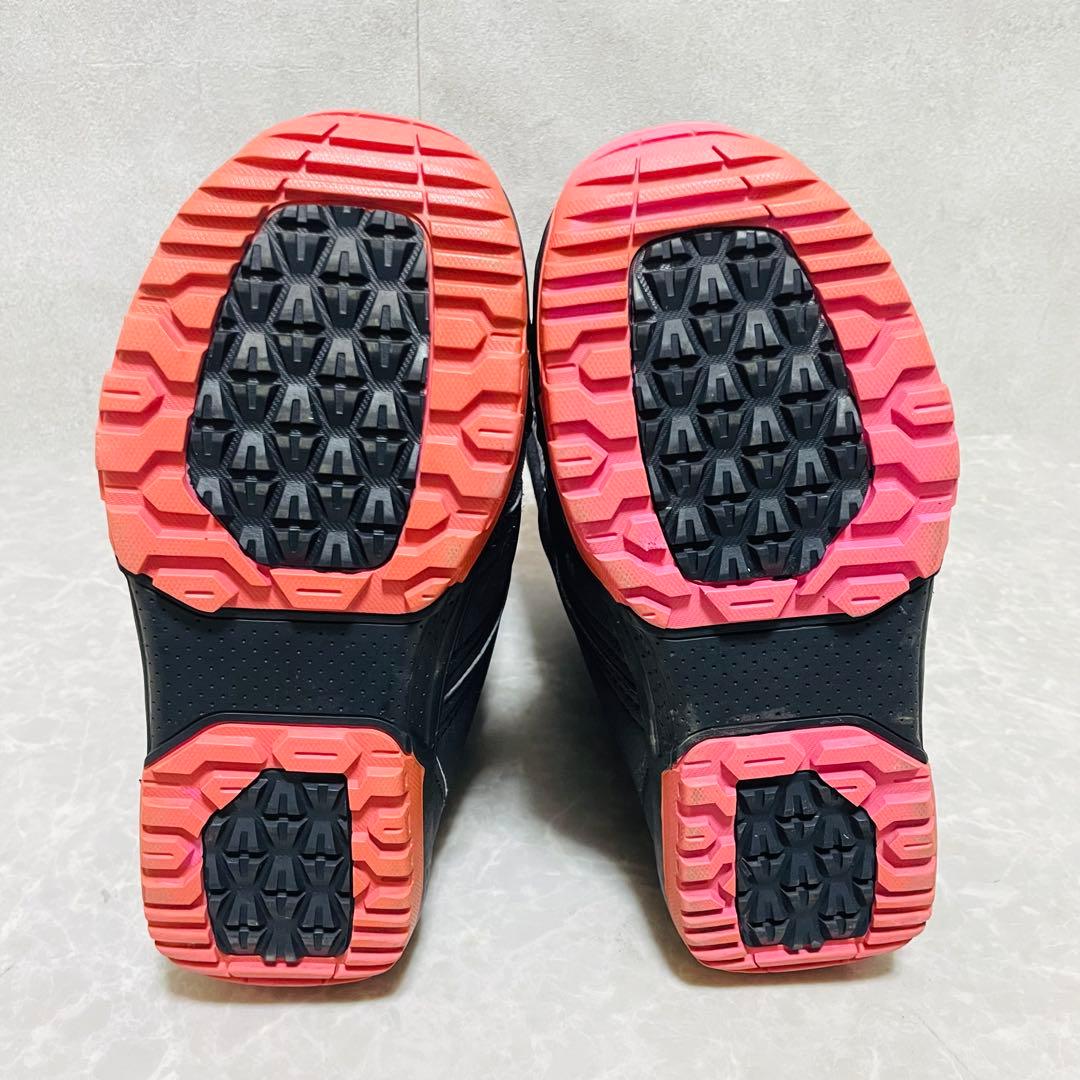 スノーボード　ボア付　BOA ブーツ　23.5cm レディース ピンク ブラック