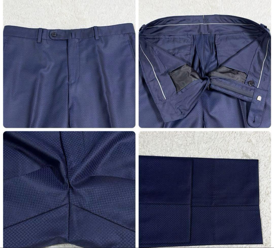 スーツカンパニー スリーピース セットアップスーツ リバーシブル 紺 M