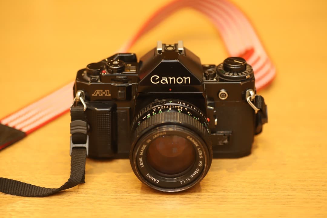 Canon A-1 50mm F1.4 一眼レフフィルムカメラ【ジャンク扱い】