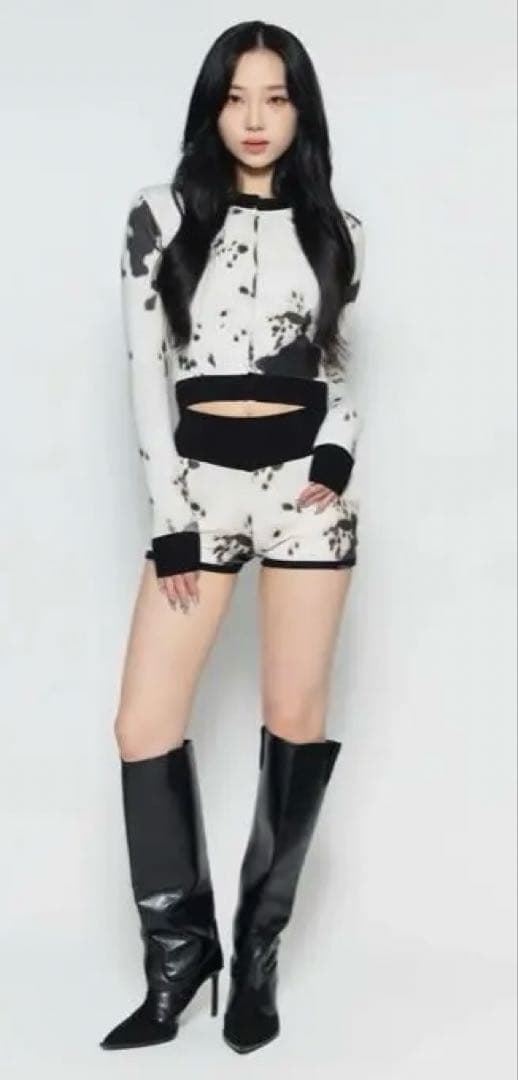 theredthread ダルメシアンニットショーツ