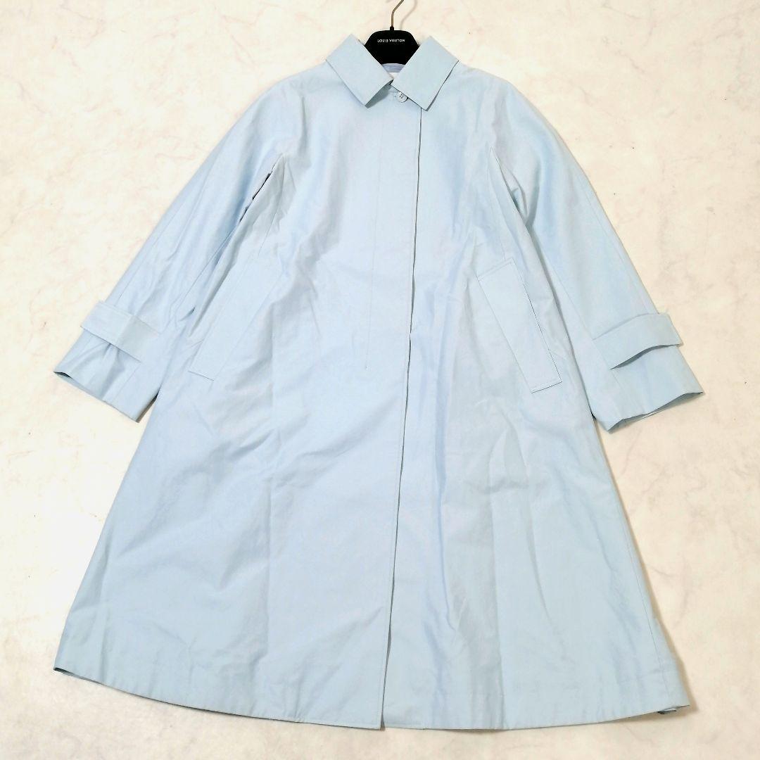 タグ付✨ ANAYI　22SS　イタリアンコットン ステンカラーコート　34