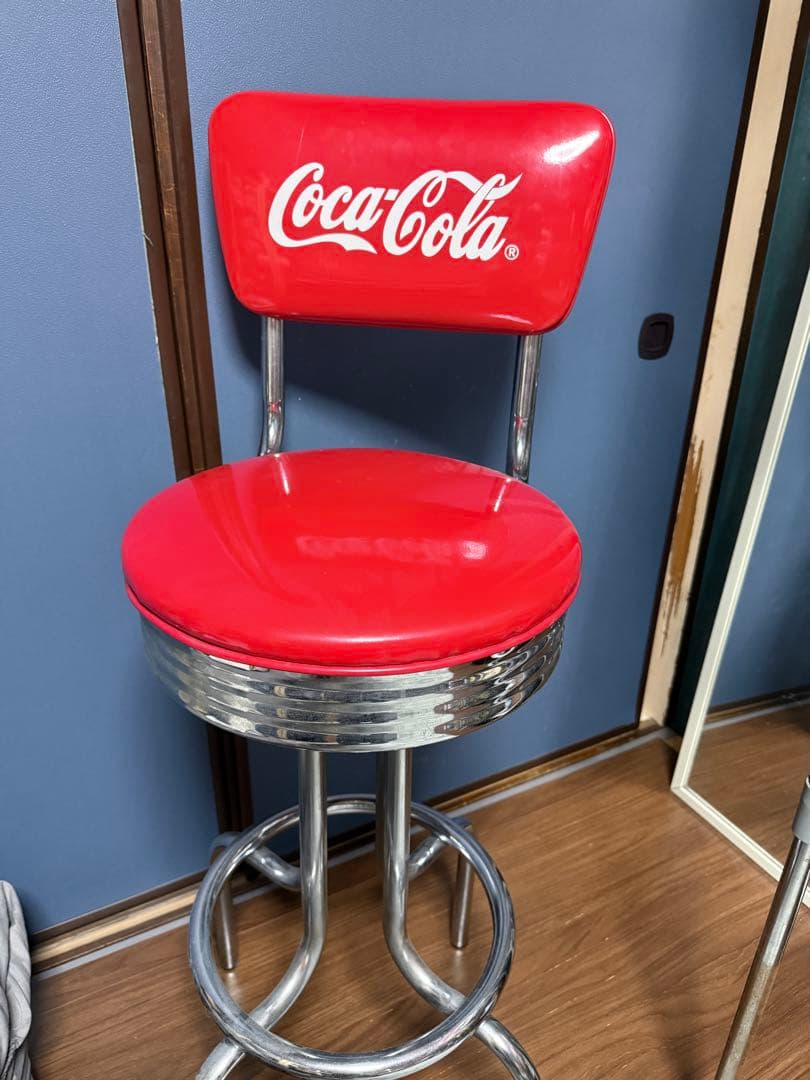 Coca-Cola バースツール 赤