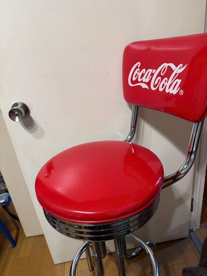 Coca-Cola バースツール 赤