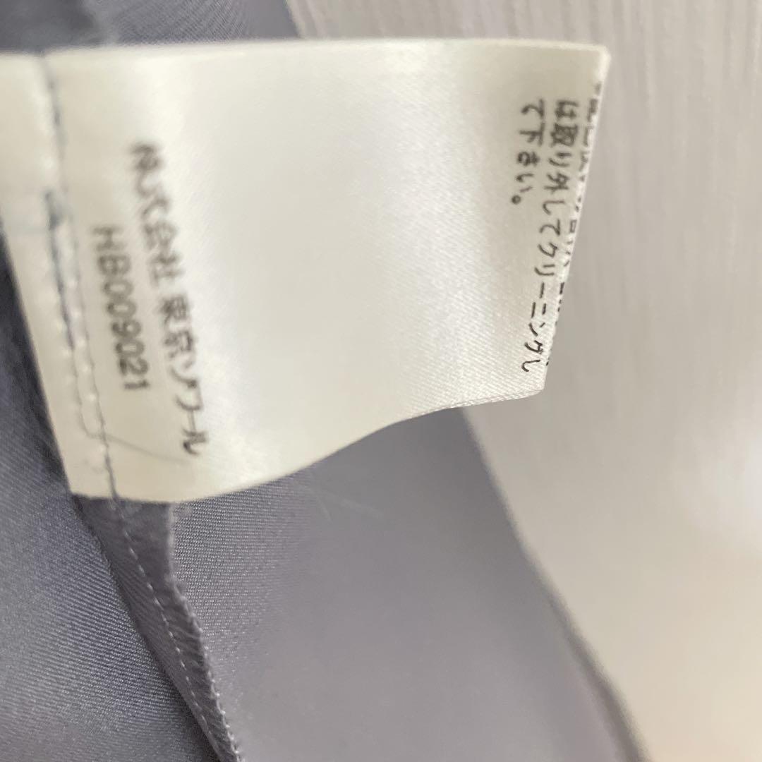 最終価格　東京ソワール コウガマリコ ドレス　Lサイズ フレンチスリーブ 光沢