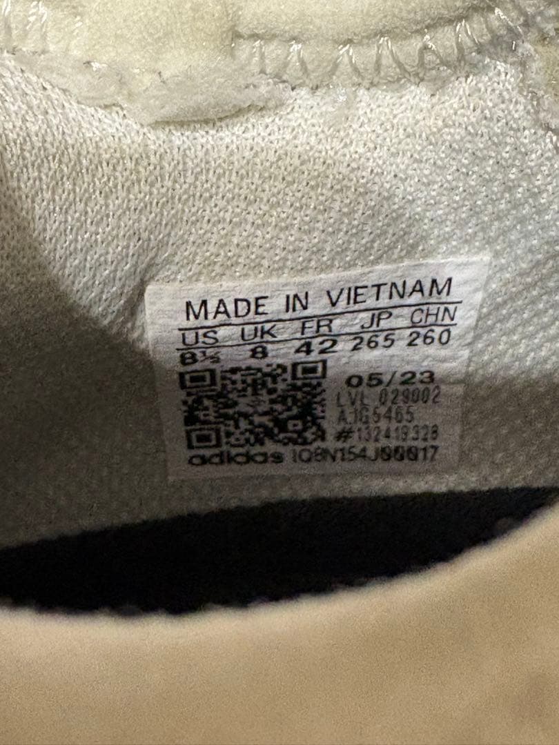 adidas バレーボールシューズ ホワイト/ブルー/ブラック