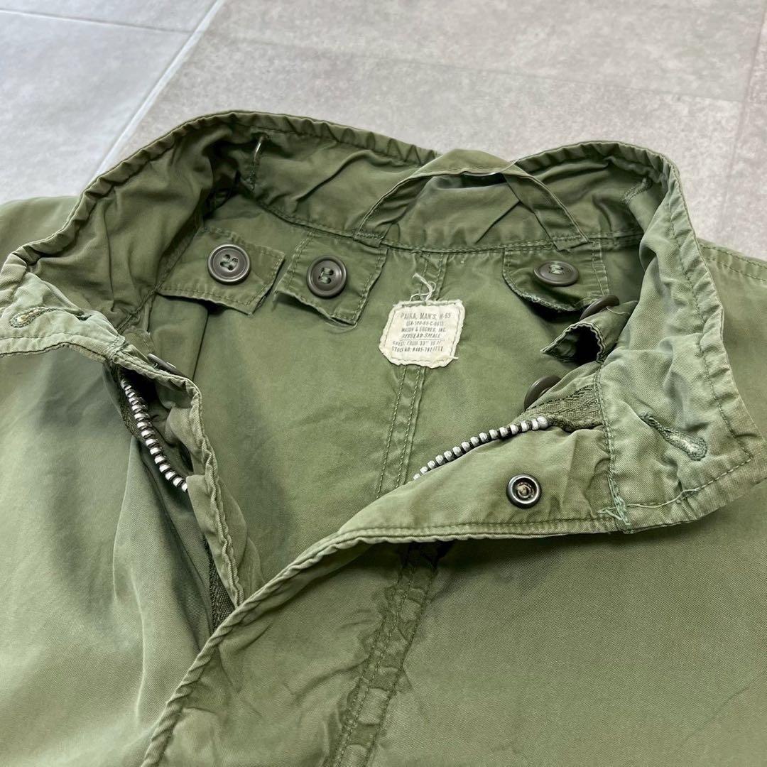 68年　アメリカ軍　M65 フィッシュテール　パーカ　初期　アルミジップ　訳あり