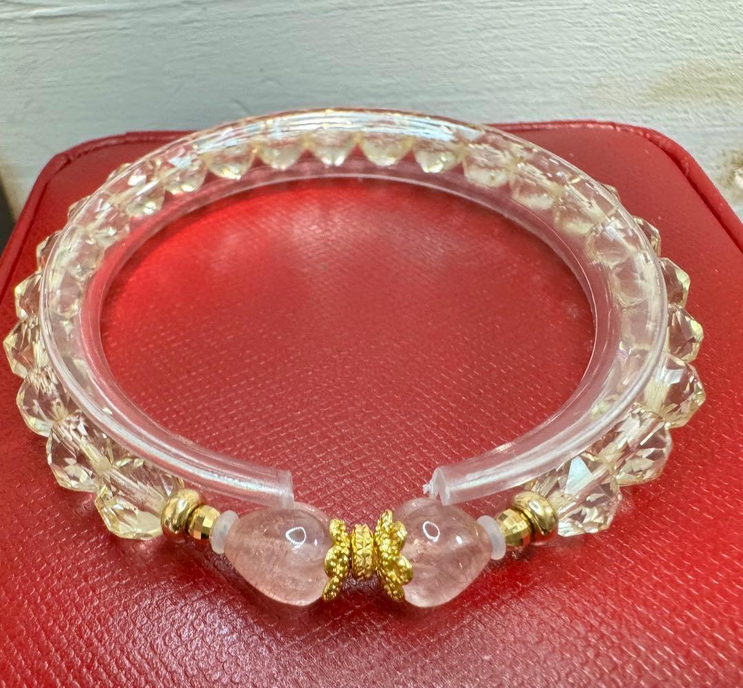 カザフスタン産 ストロベリークォーツ ブレスレット