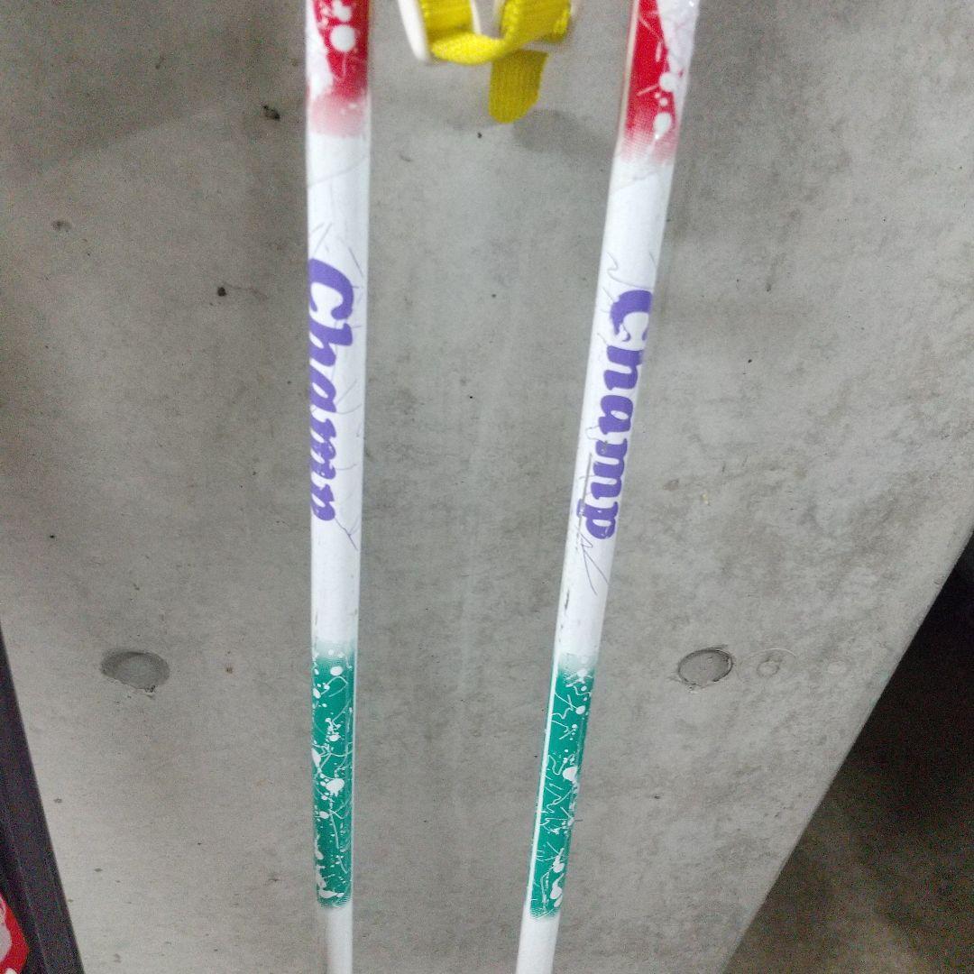 サロモン ジュニアスキーセット 板140cm ブーツ23cm ストック110cm