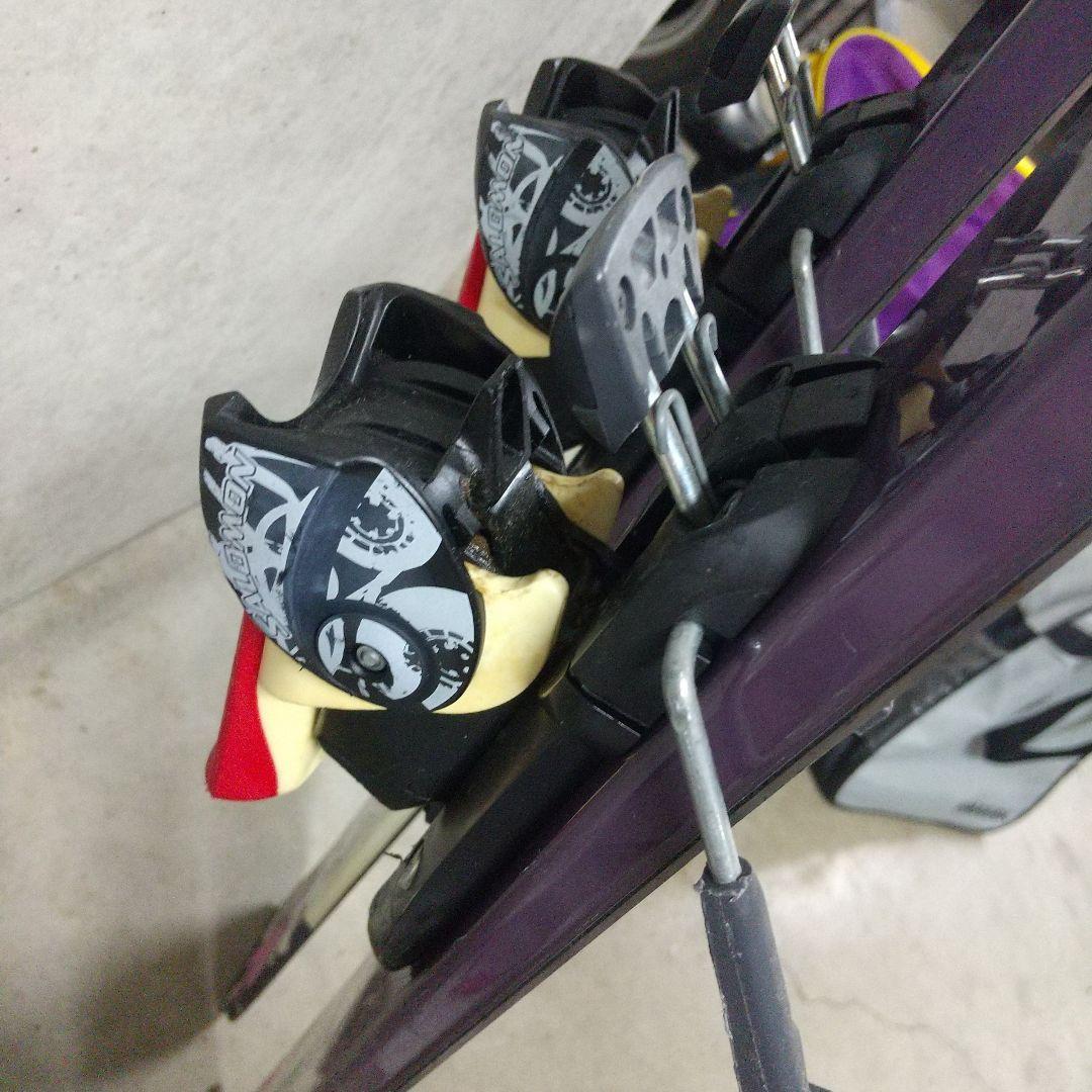 サロモン ジュニアスキーセット 板140cm ブーツ23cm ストック110cm