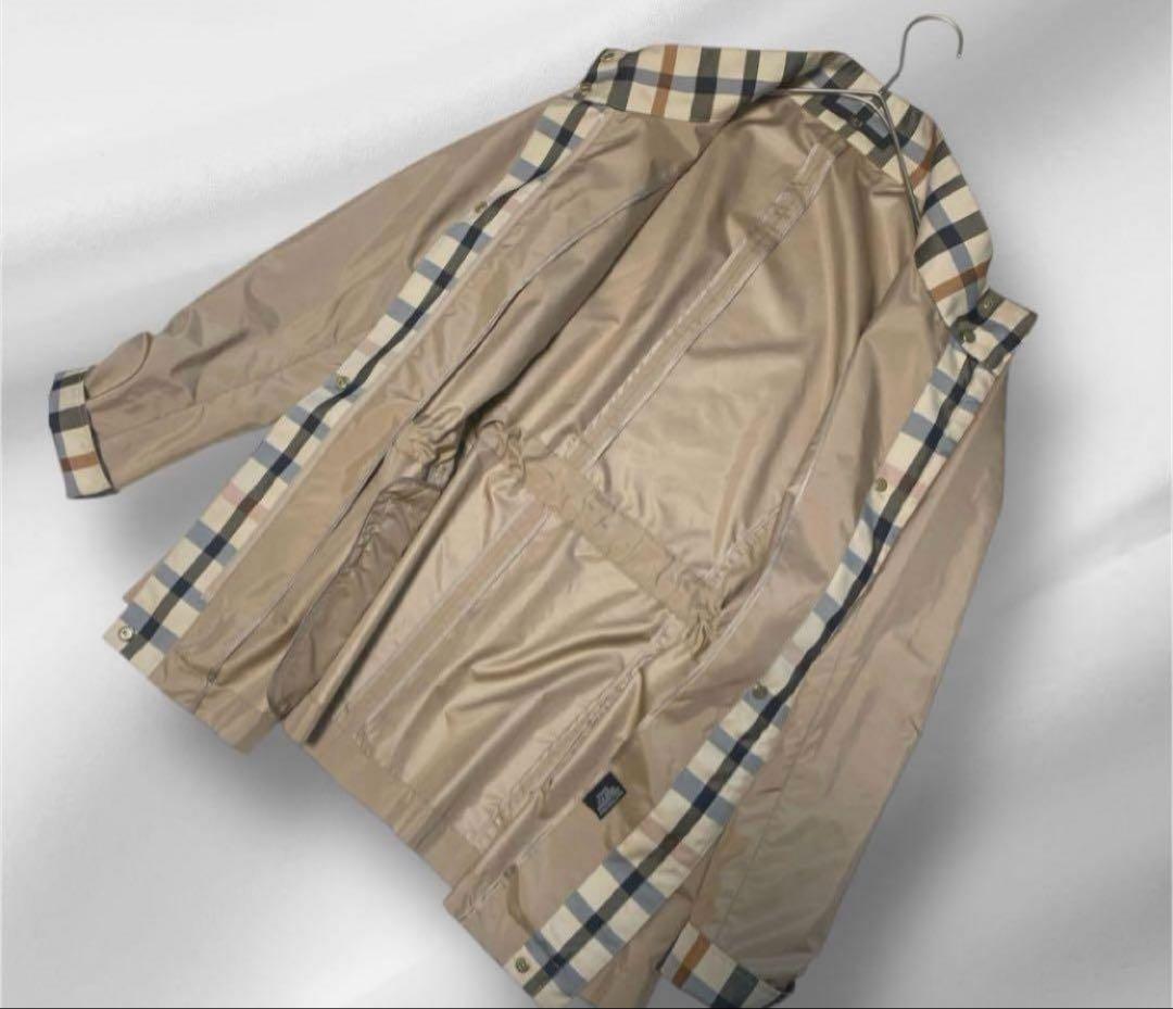 大きいサイズ！DAKSチェック切り替えライトアウター　42