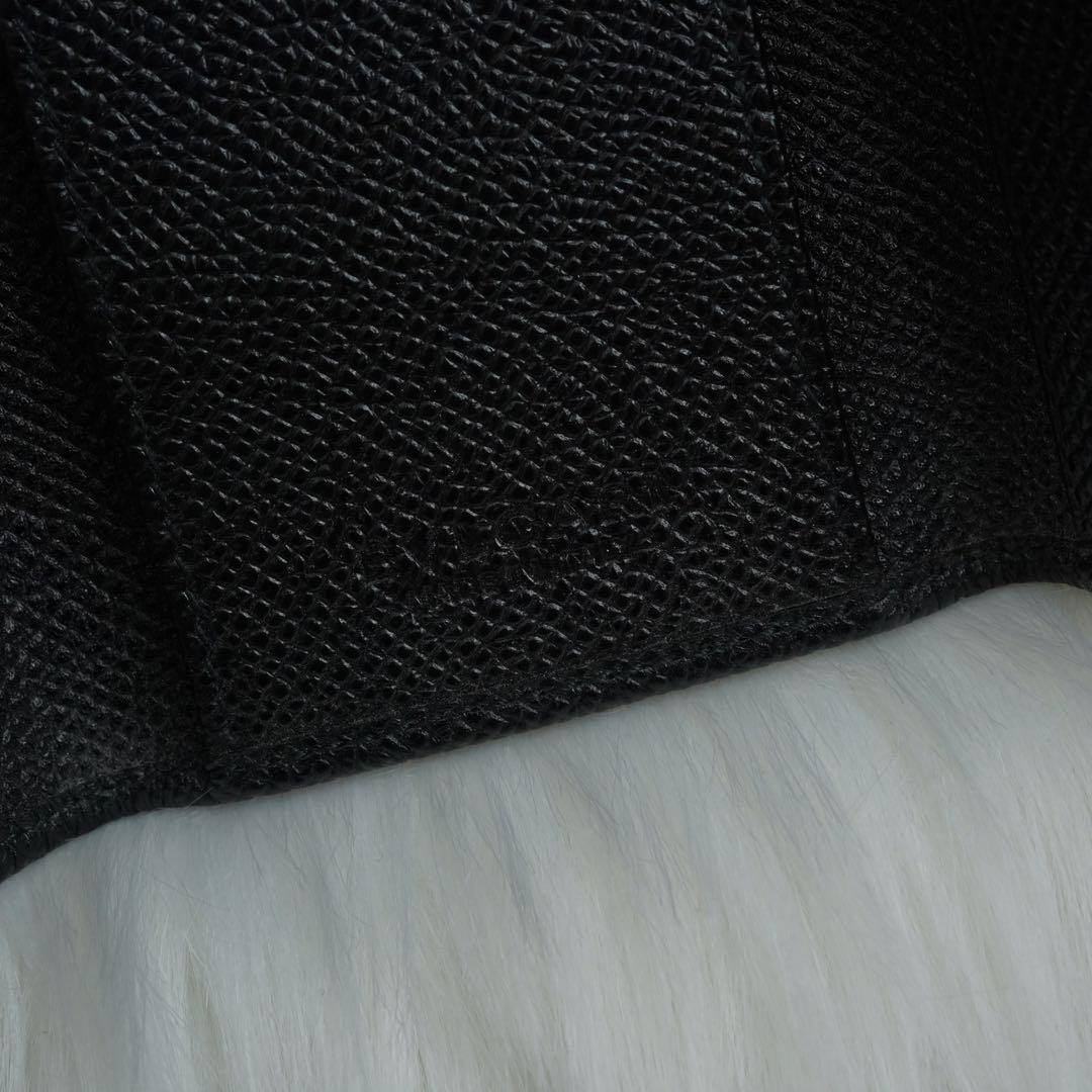 ほぼ未使用品　BVLGARI ブルガリ　キーケース　サークル金具　ブラック