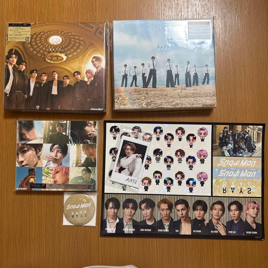 新品未開封　 Man RAYS 特典付き