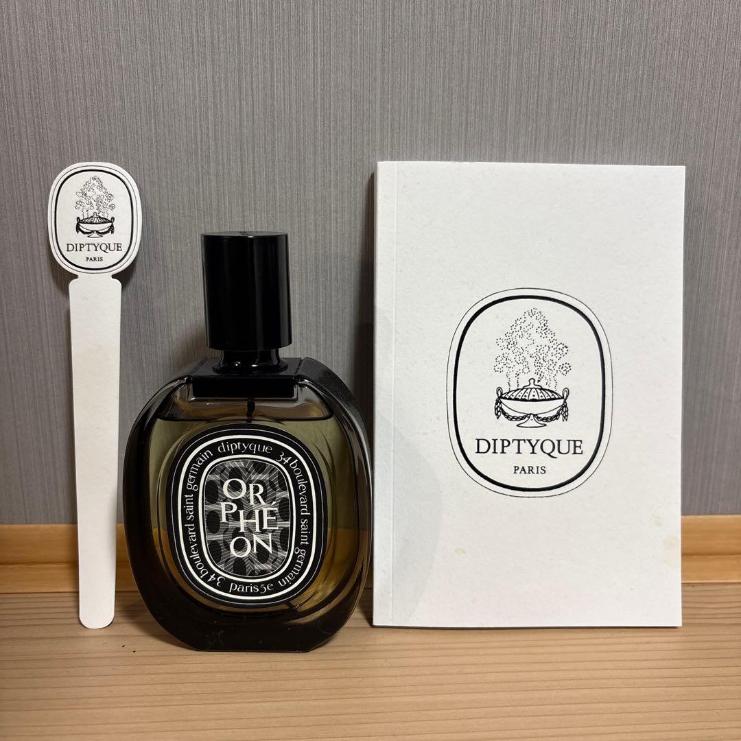 パリ本店で購入　diptyque Orphéon 香水　ノート付き