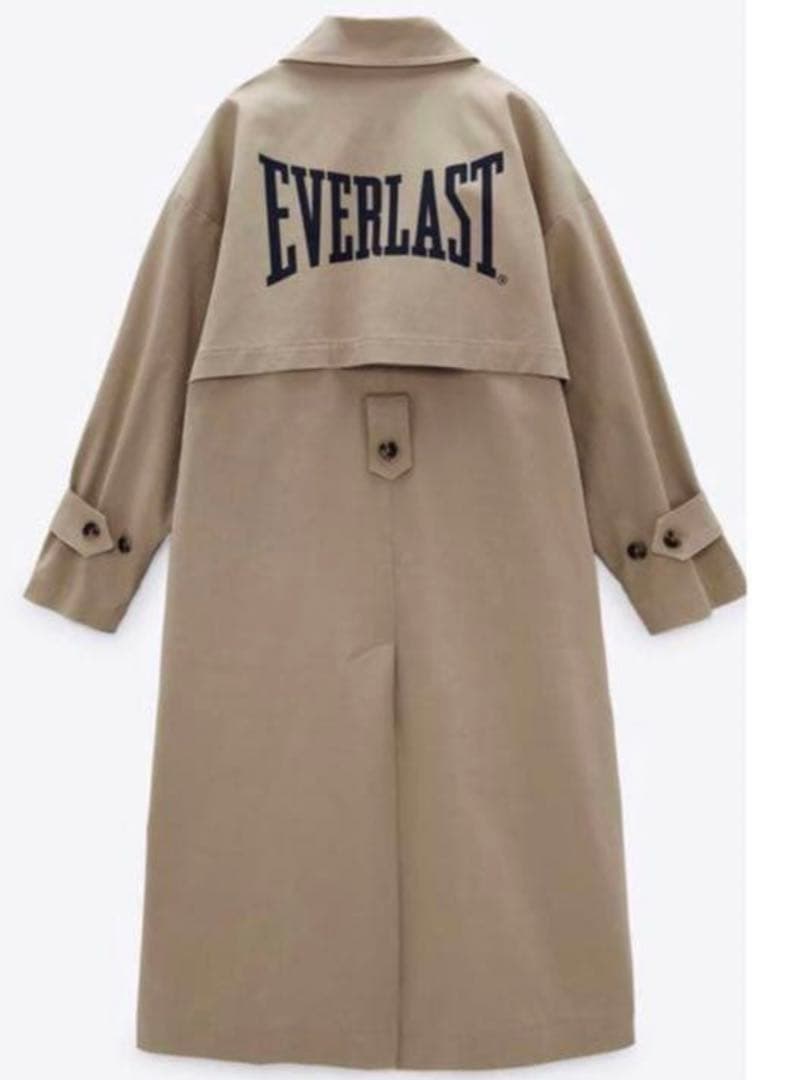 ZARA×EVERLAST　男女兼用オーバーサイズ　トレンチコート