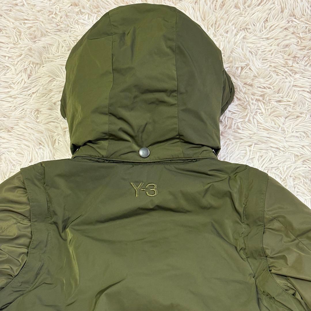 ワイスリー　Y-3 (XS) フードジャケット　ベスト　ミリタリー　2way