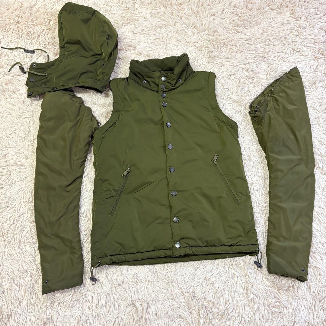 ワイスリー　Y-3 (XS) フードジャケット　ベスト　ミリタリー　2way