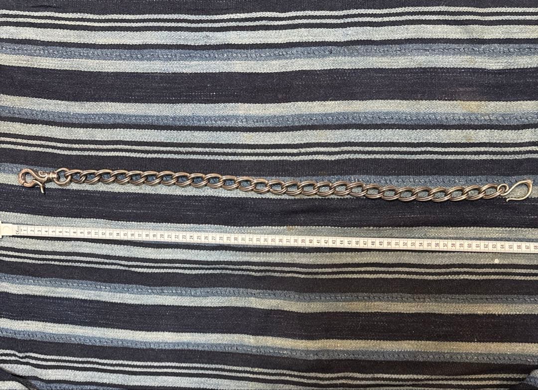 アージェントグリーム　ウォレットチェーン 約65cm収納袋付き