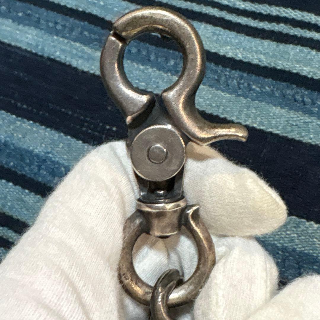 アージェントグリーム　ウォレットチェーン 約65cm収納袋付き