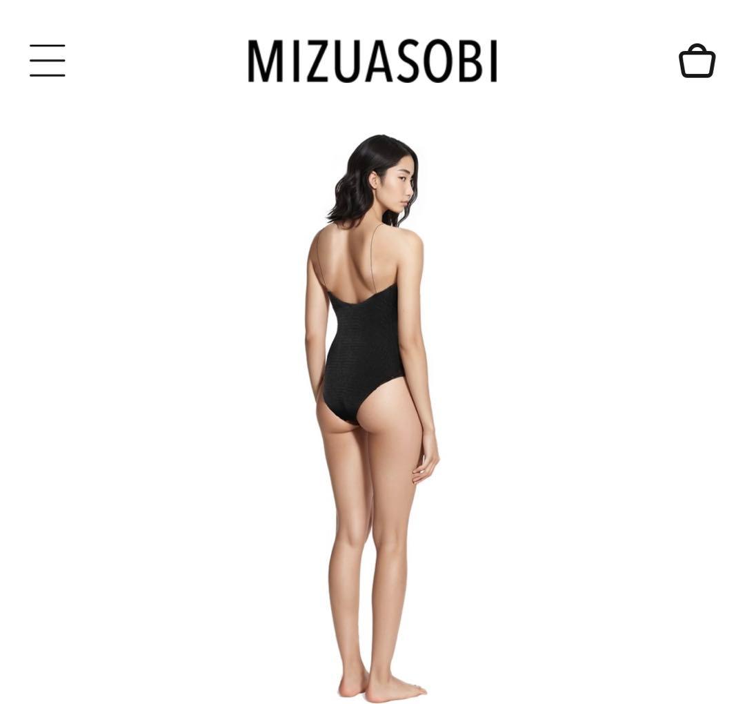 MIZUASOBI Spaghetti Swimsuit ブラック