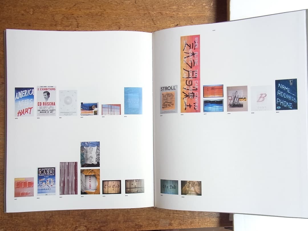 Edward Ruscha エドワード・ルシェ／カタログレゾネ 函付き２冊組