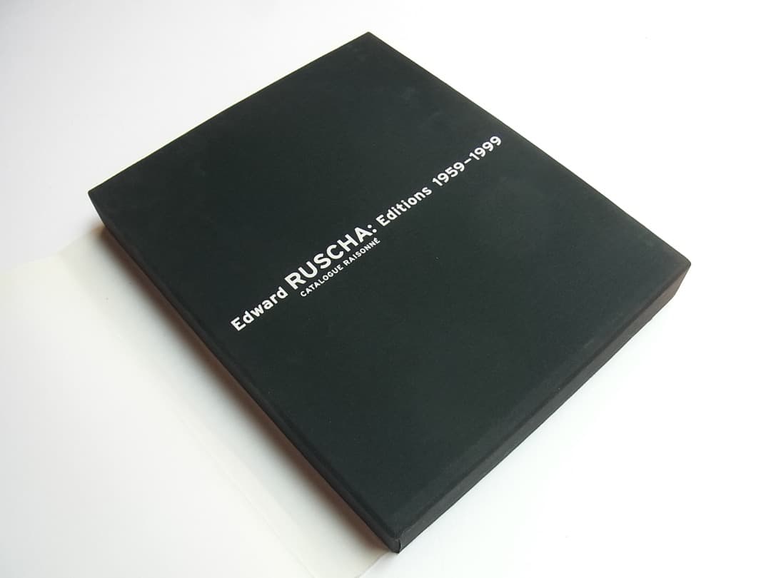 Edward Ruscha エドワード・ルシェ／カタログレゾネ 函付き２冊組