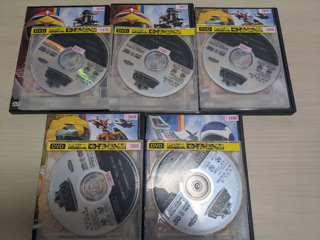 超獣戦隊ライブマン DVD 全10巻 全巻セット