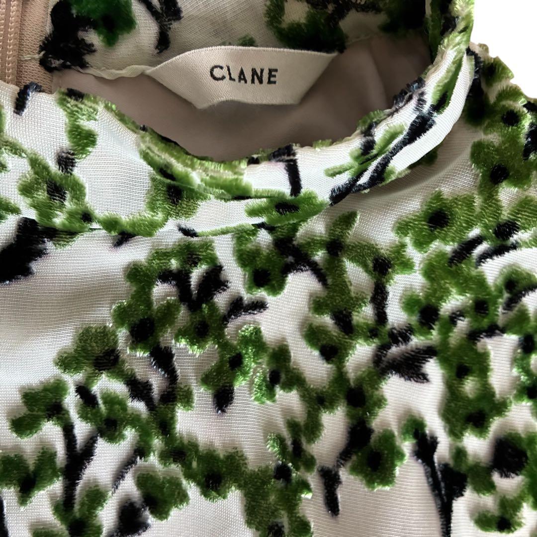 CLANE FLORET OPAL ワンピース 2/M グリーン